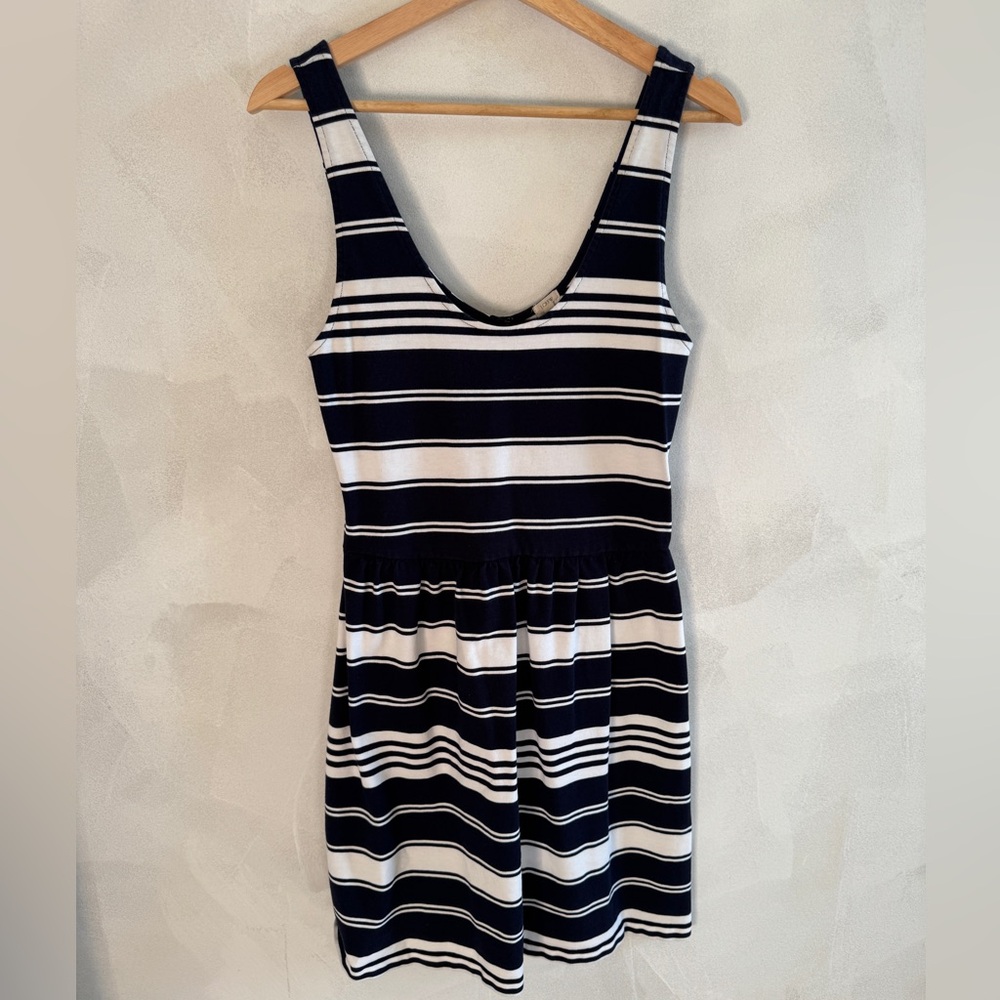 J. Crew - Striped Navy and White Dress - Size S